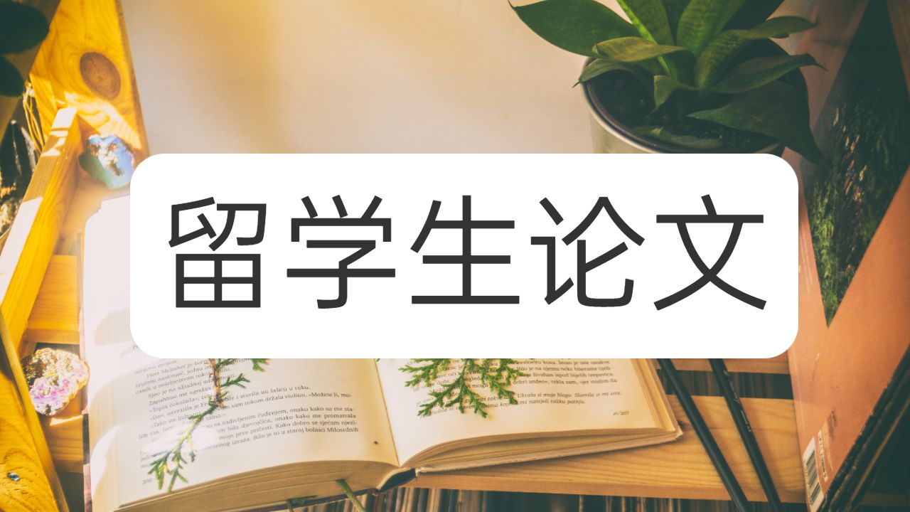 留學(xué)生論文
