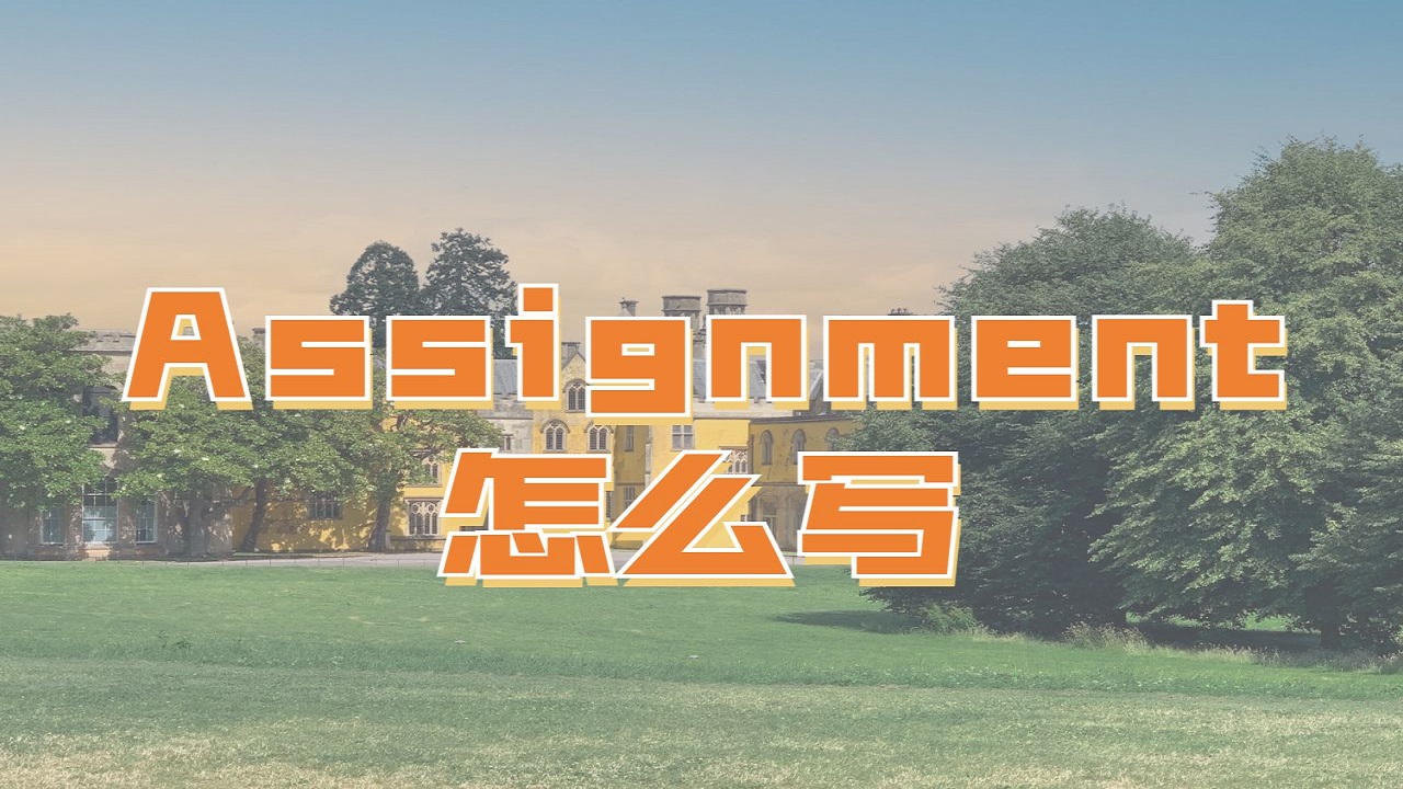 Assignment寫(xiě)作