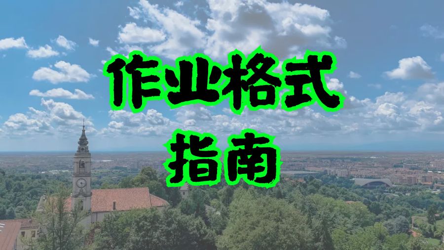 Assignment寫作