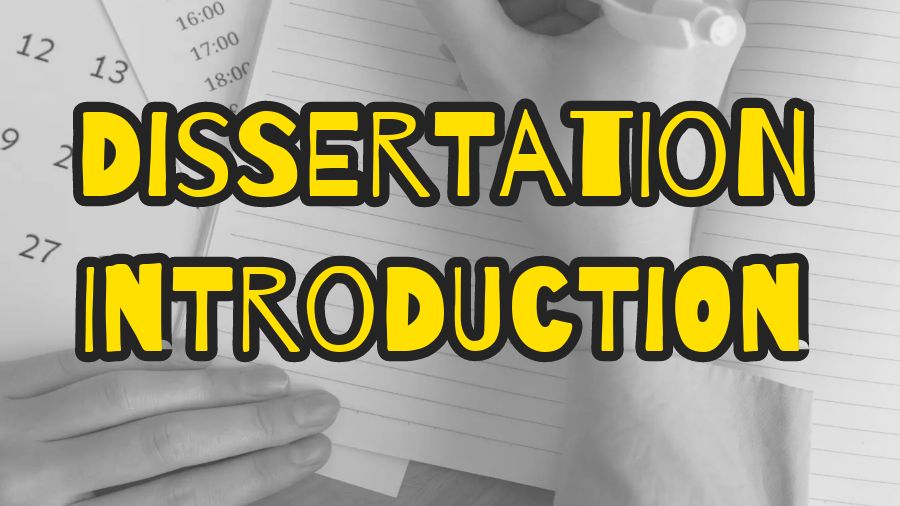 Dissertation的Introduction