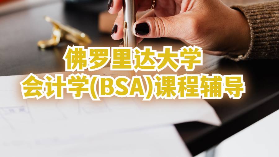 佛羅里達(dá)大學(xué)會計(jì)學(xué)(BSA)課程輔導(dǎo)