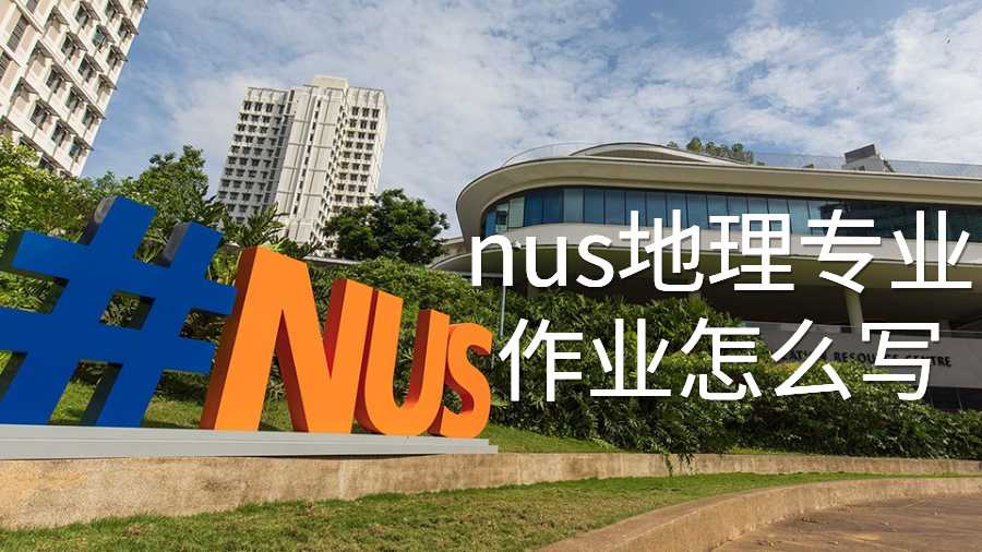nus地理專業(yè)作業(yè)怎么寫