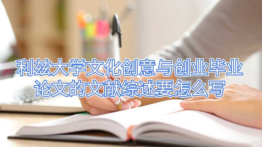 利茲大學文化創(chuàng)意與創(chuàng)業(yè)畢業(yè)論文的文獻綜述要怎么寫