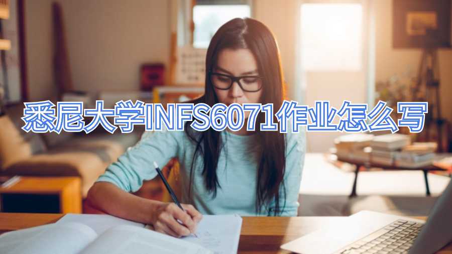 悉尼大學INFS6071作業(yè)怎么寫