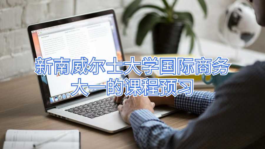 新南威爾士大學(xué)國際商務(wù)大一的課程預(yù)習(xí)
