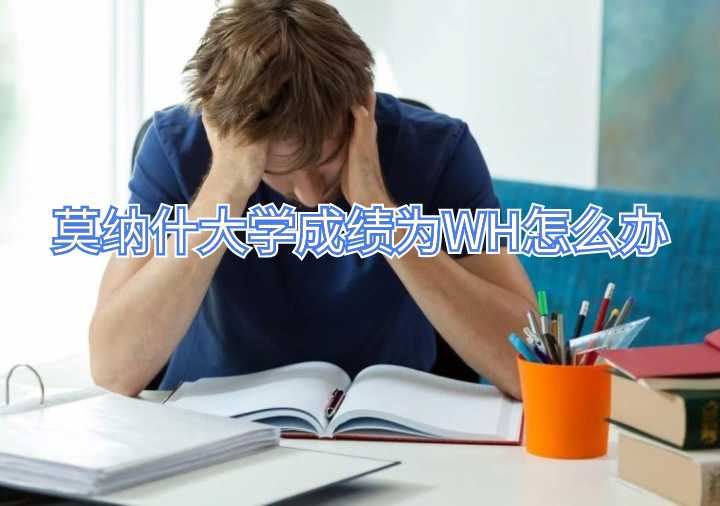 莫納什大學(xué)成績(jī)?yōu)閃H怎么辦