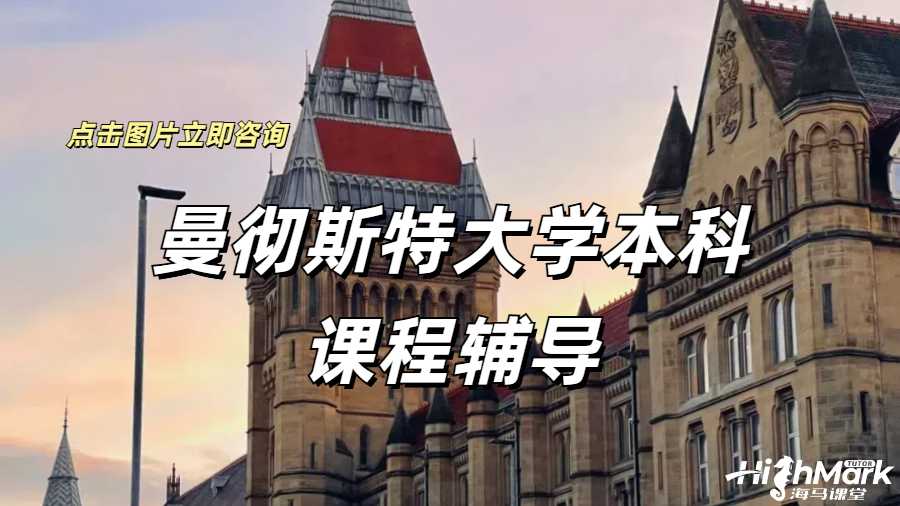 曼徹斯特大學本科課程1V1高分輔導