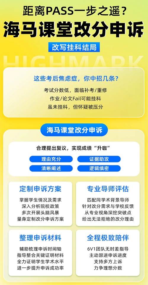 改分申訴