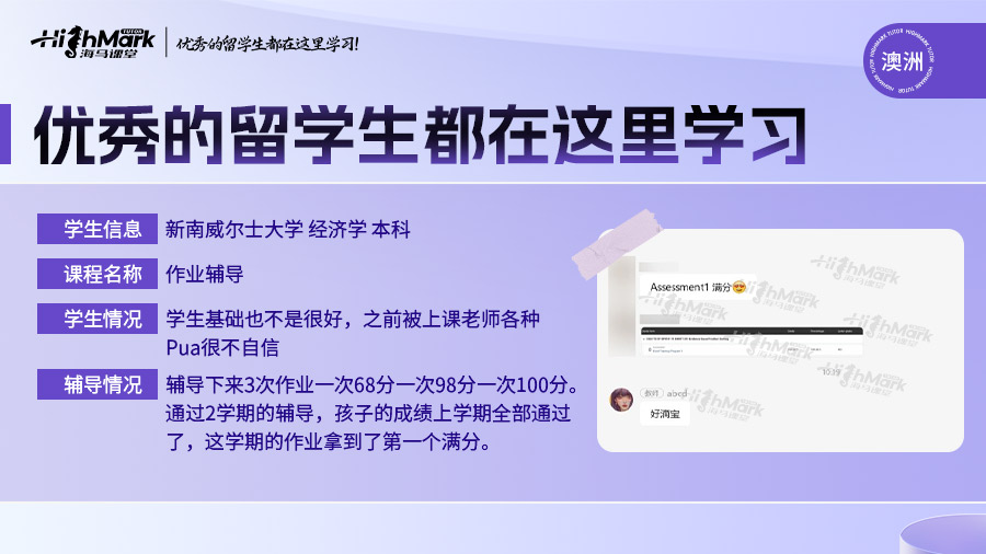 澳洲作業(yè)輔導(dǎo)