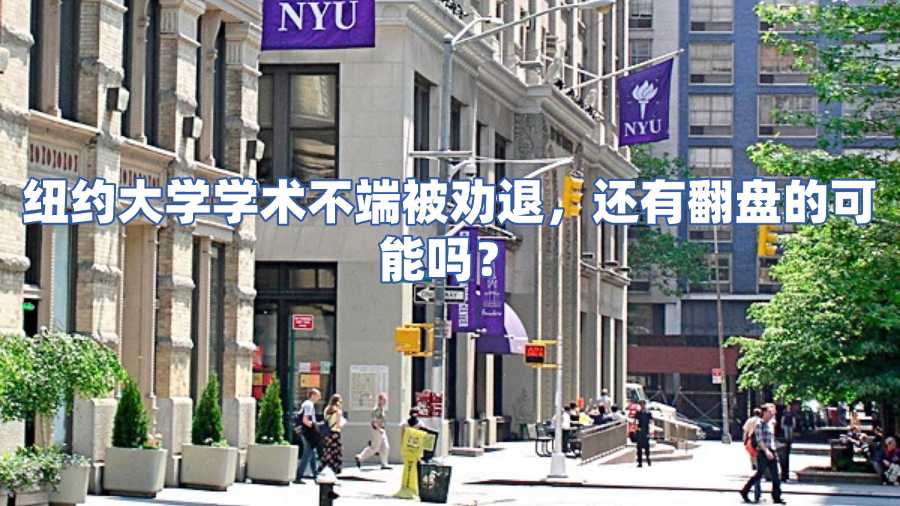 紐約大學(xué)學(xué)術(shù)不端被勸退