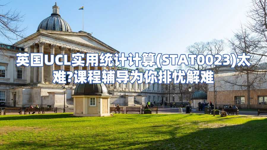 英國UCL實用統(tǒng)計計算(STAT0023)課程輔導(dǎo)