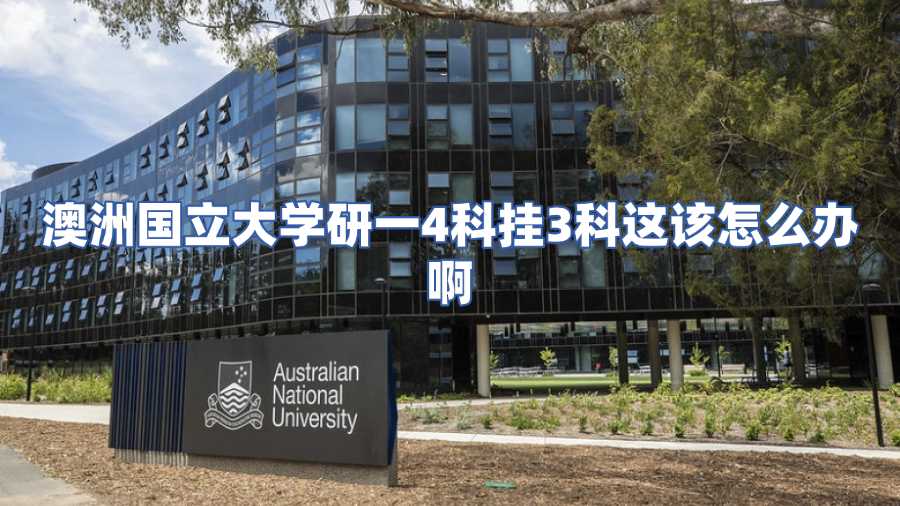 澳洲國(guó)立大學(xué)研一4科掛3科這該怎么辦啊
